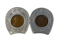 Lot of 2 Good Luck Penny Tokens