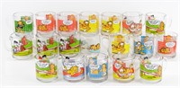 Vintage Glass Collectible Garfield Mugs