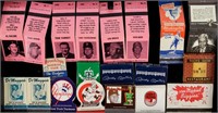 Vintage Baseball Matchbook Covers (20)
