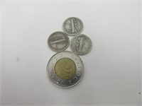 10 c 1942-23-29 USA argent