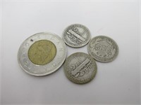 Monnaie en argent 10c 1899-1927-1939 USA
