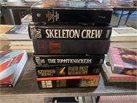 STACK OF STEPHEN KING BOOKS