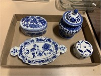 BLUE AND WHITE DISHWARE