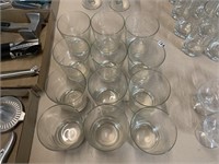 SET OF 12 SHIP GLASSES