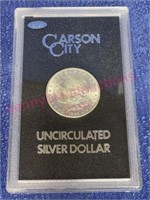 1884-CC Morgan silver dollar (unc)