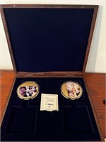 2 Diamond Jubilee celebration collection coins