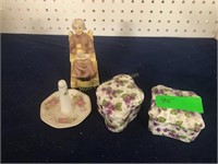 Ring Dish, Trinket Boxes, Grandma Figure