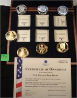 U.S. Coinage High Relief Silver/Gold Coll.