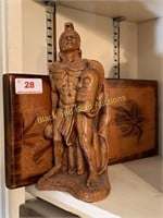 King Hamehameha Hapa Wood Statue