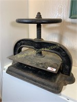 Number 3 iron book press