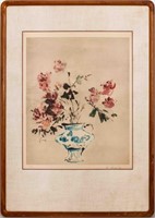 Kaiko Moti Floral Still Life Etching