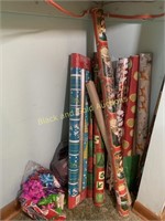 Group of assorted wrapping paper