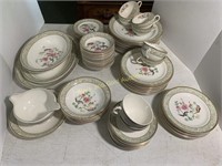 96 piece set Grindley Crescent dinnerware
