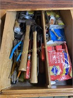 Kitchen junk drawer with tools