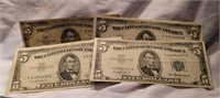 1953 $5 Silver Certificates