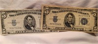 1934 $5 Silver Certificates