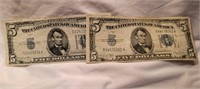 1934 $5 Silver Certificates