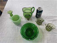 GREEN GLASSWARE