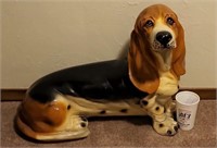 Ceramic Bassett Hound. Heavy