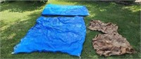 Tarps and Burlap