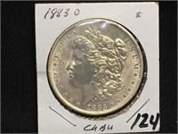 1883O Morgan Dollar