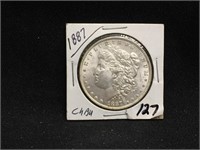 1887 Morgan Dollar