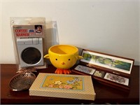 Miscellaneous lot cards, chick dish pineapple
