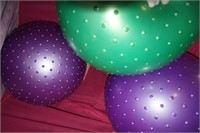 Bag of large kids inflatable balls