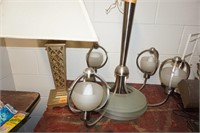Lamp & chandelier lot