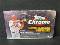 Sealed 2000 MLB Topps Chrome Series 1 Box