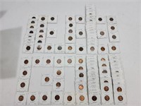 Box of 100 1940s/50s Lincoln Cents