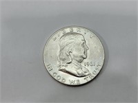 1961-D Franklin Half Dollar 90% Silver