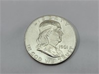 1961-D Franklin Half Dollar 90% Silver