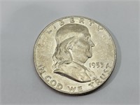 1958-D Franklin Half Dollar 90% Silver