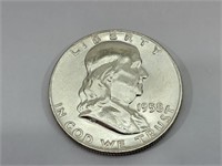 1953-D Franklin Half Dollar 90% Silver