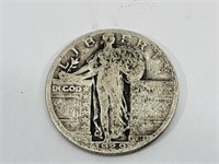 1929 Standing Liberty Quarter 90% Silver