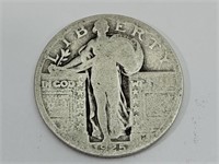 1925 Standing Liberty Quarter 90% Silver