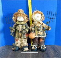 Scarecrow Garden Statuettes