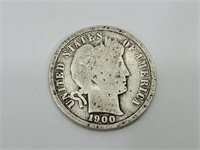1900 Barber Dime 90% Silver