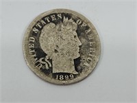 1899-O Barber Dime 90% Silver