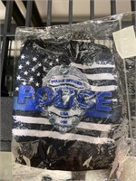 Police Blue Line Face Mask NEW