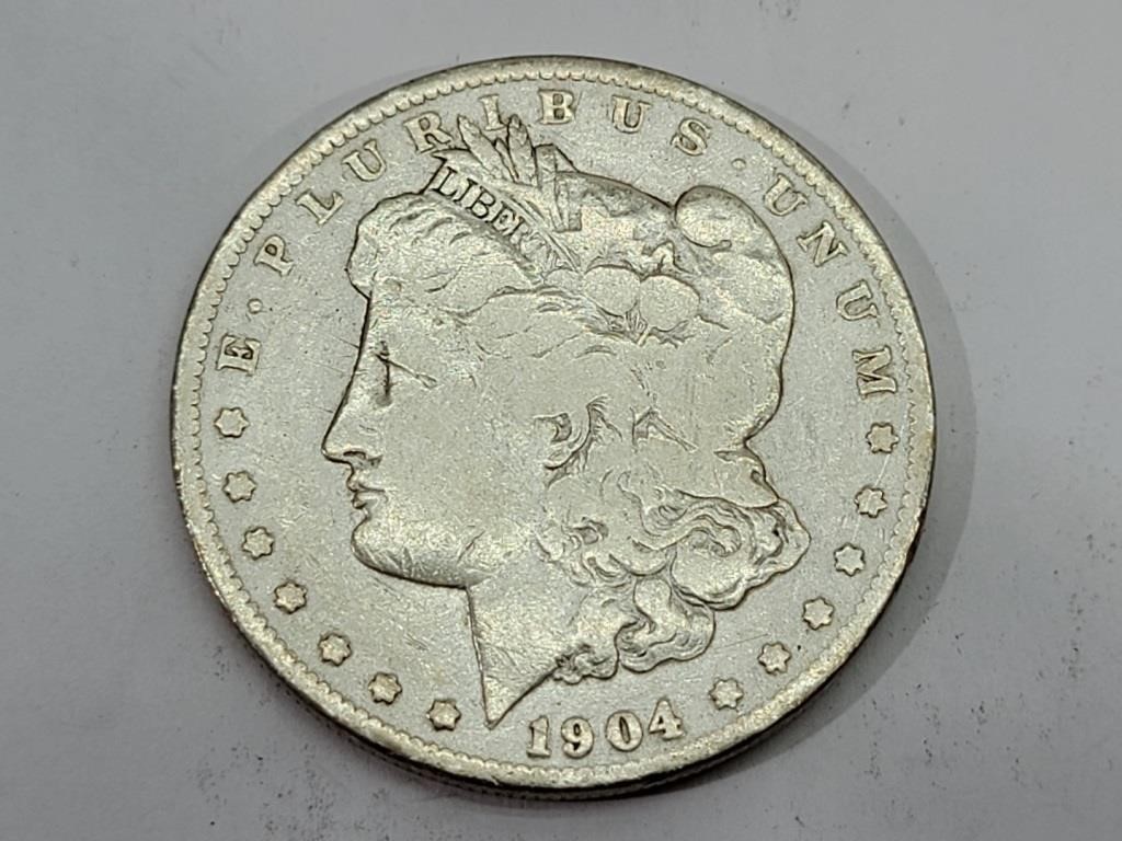 Morgan, Peace Dollars, 90% Silver Coins, Pennies & More