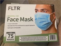 Box of 75 NEW Face Masks