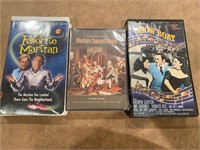Three VHS Movies
