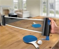 Sharper Image Retractable Table Tennis Set NEW