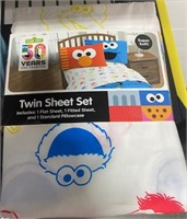 Sesame Street Twin Sheet Set NEW