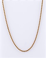 Jewelry 14kt Yellow Gold Chain Necklace