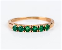 Jewelry 14kt Yellow Gold Emerald Ring