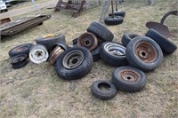 Pile of Wheels & Tires