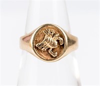Jewelry 14kt Yellow Gold Signet Ring